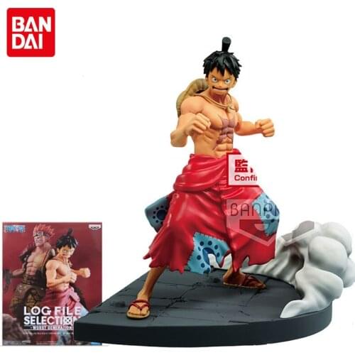Bandai One Piece Anime Figure LFS Wano Country Monkey D. Luffy Genuine Model Collection Ornaments Anime Peripheral Children Toys