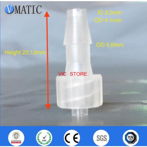 Free Shipping 100Pcs/Lot 5/32 Inch-Barb Male Luer Tapered Fitting (Polyprop) Luer Lock Tapered Connector