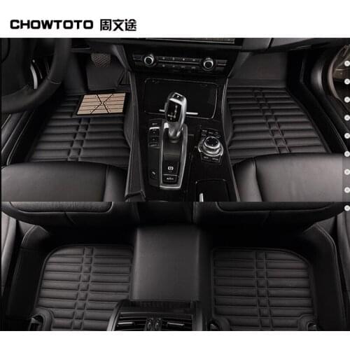 CHOWTOTO AA Custom Special Car Floor Mats For Mazda 5 5seats Durable Waterproof Leather Carpets For Mazda 5 5 Seats Foot Mat