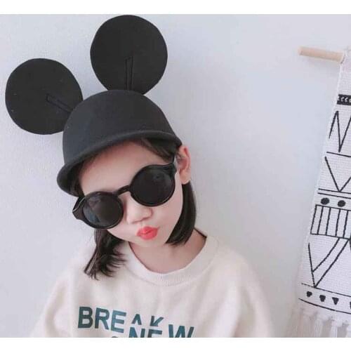 Kids' Fashion Winter Hat Fedora Hats Vintage Lady Cute Children Trendy Wool Felt Bowler Derby Floppy Hats For Baby Girl and Boy