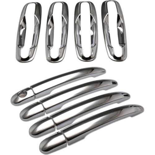 For Chevrolet chevy Lacetti / Optra / Estate / Nubira 2004-2009 ABS Chrome Side Door Handle & Bowl Cover 2005 2006 2007 2008