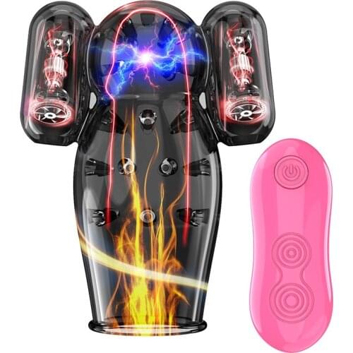 Double Bullet Glans Vibrator For Men Penis Exerciser 12 Speeds Remote Conntrol Penis Glans Trainer For Delay Ejaculation Sex Toy