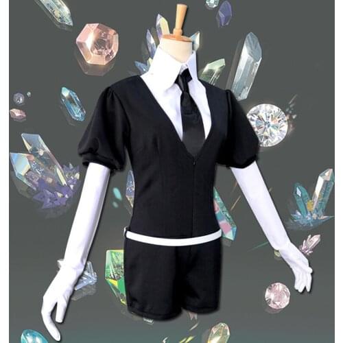 Anime Land of the Lustrous Phosphophyllite Cinnabar Diamond Cosplay Costume Women Girls Suit uniform