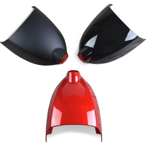 Retro motorcycle modification custom cafe racer scrambler dirty bike tail seat cushion saddle cover with led tail rear light E8