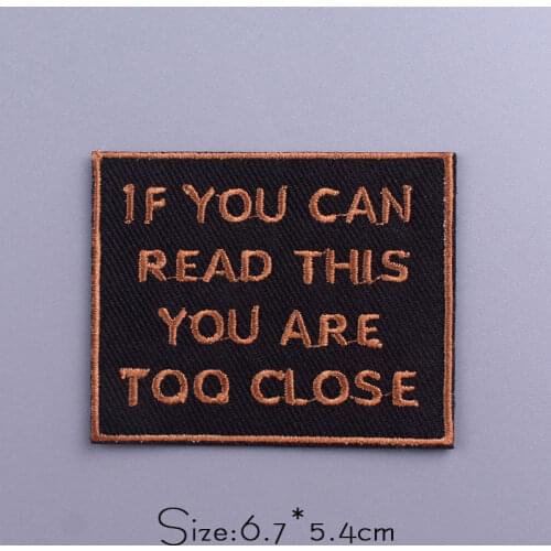 Cartoon Patch Letter Embroidery Patches On Clothes Thermoadhesive Patches Animals Patch For Clothing Appliques Cat Badges DIY