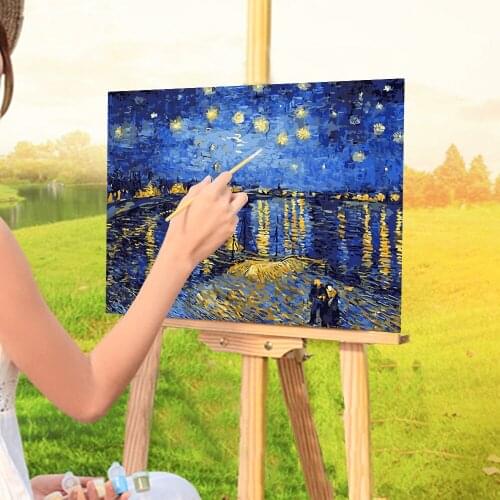 Landscape Paint By Numbers Complete Kit Oil Paints 40*50 Canvas Painting Home Decoration For Adults Handicraft For Wholesale