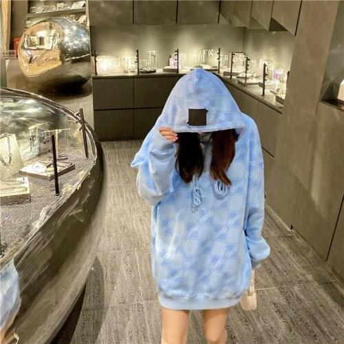 2021 New Autumn Casual Men Sweatshirt Loose High Quality Women Hoodies Cotton Fashion Elegant Print Unisex Pullovers T483