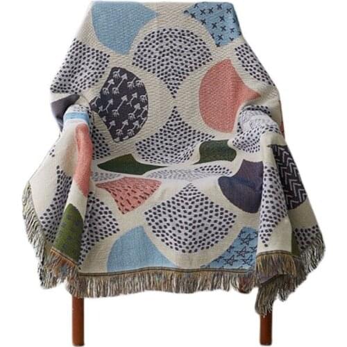 Ginkgo Leaves Blanket Knit Chair Sofa Throw Covers Sofa Towel Cover Leaf Couch Carpet Travel Bedding Dust Table Cover Tapestry