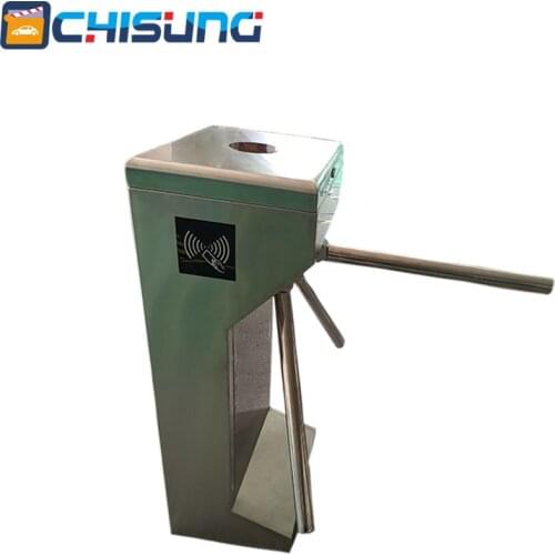 Semi-Auto Automatic 304 stainless steel vertical Security access control tripod turnstile