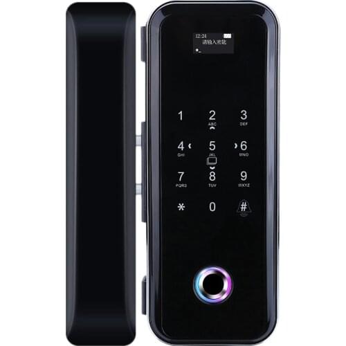 Semiconductor Fingerprint+Cipher+IC Card+Phone Unlock Smart Door Lock Security Access Lock No Opening for Home Office