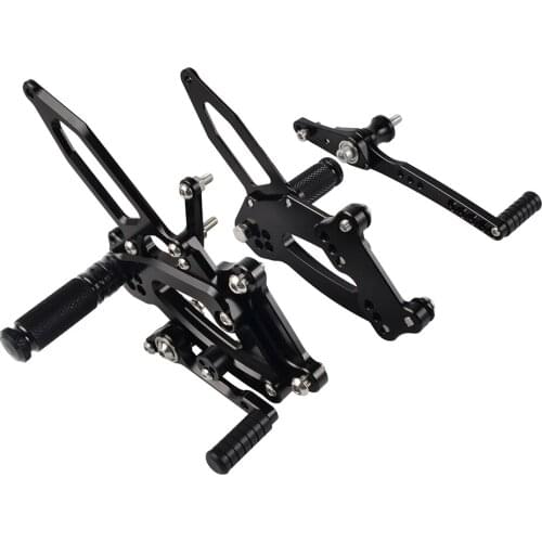 NICECNC Adjustable Left Right Motorcycle Rearset Footpegs Foot Rest Pegs For BMW S1000RR 2017 2018 S 1000RR S1000 RR S 1000 RR