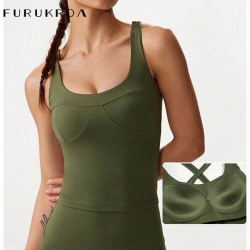 Sexy Sports Bra For Women Gym Yoga Breathable Crop Top Naked-Feel Running Workout Quick Dry Fitness Corset Solid Color Bra X819B