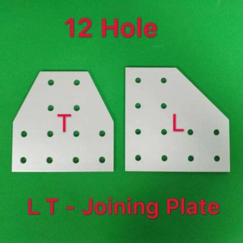 12 Hole 2040 3060 4080 4590 Joining Plate Connection Plate Corner Bracket Joint Board For Aluminium Profiles