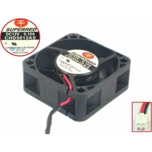 SUPERRED CHD5012AS DC 12V 0.10A 50x50x20mm 2-Wire Server Cooling Fan