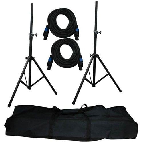 KS01812 Heavy-Duty Pro Audio Speaker Stand & Speakon(R) Cable Kit