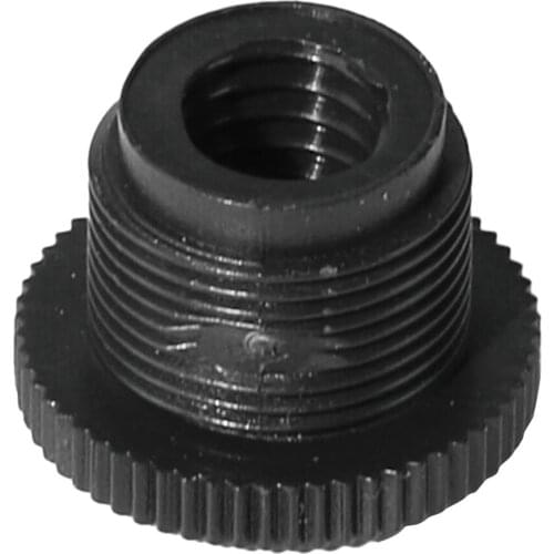 Screw Adapter for Microphone Mic Stand 5/8'' Male To 3/8'' Female - Black