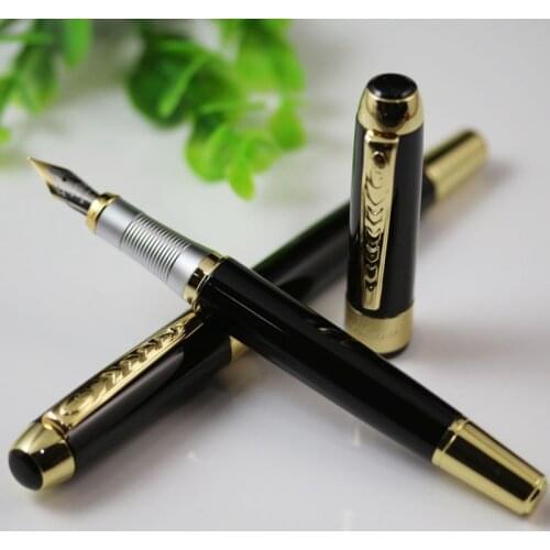 High-quality Jinhao Fountain Pen Exquisite Writing Student Supplies Detachable Converter Rugged and Durable Metal Ballpoint Pen