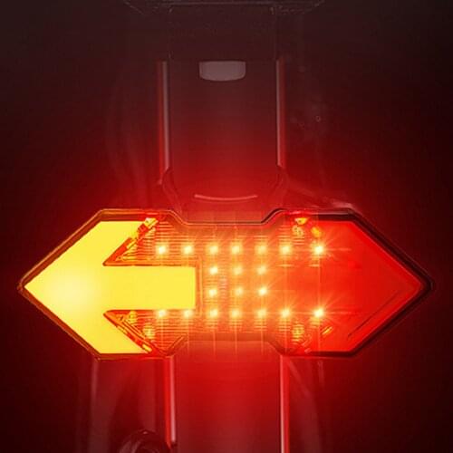 NEW Bike Tail Light with Turn Signals USB Rechargeable Ultra Bright LED Safety Warning Bike Brake Rear Lights Waterproof