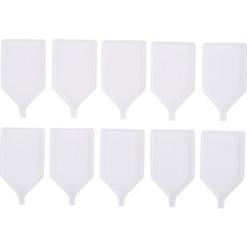 10pcs/lot 5D Diamond Rhinestone Plate Tray DIY Cross Stitch Nail Art Dotting Plastic Tool