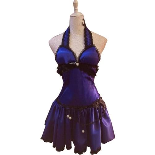 2020 Game Final Fantasy VII Remake Tifa Lockhart Cosplay Costume Dress Women Girls Halloween Carnival Outfit