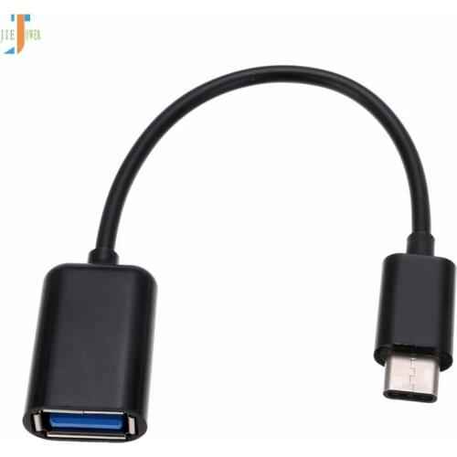 300pcs/lot Type-C OTG Adapter Cable USB 3.1 Type C Male To USB 2.0 A Female OTG Data Cord Adapter for XiaoMi Mi5s Huawei P9 P10