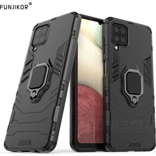 360 Ring Soft Armor Case for Samsung Galaxy M32 A02S A02 A12 A32 A42 5G A52 A72 A22 M12 Shockproof Phone Cover
