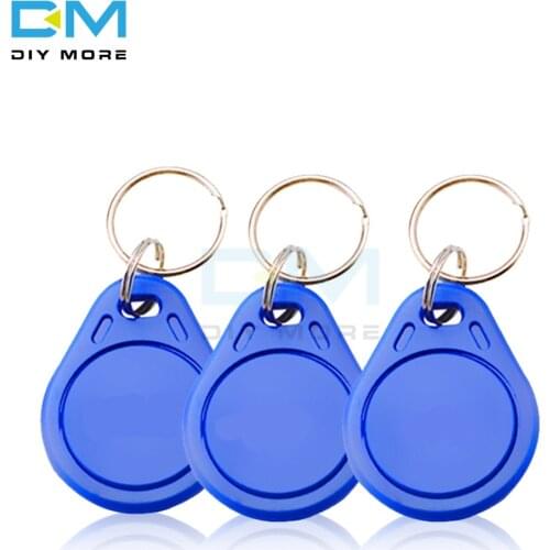 5PCS UID IC Card Changeable Writable Keyfobs Key Tags M1 13.56Mhz Rfid NFC Keyfobs Block 0 Sector Writable Multi Color Optional