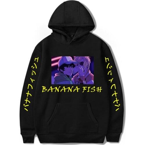 Banana Fish Anime Hoodie Fashion Unisex Ash Lynx Harajuku Fashion Popular Sweatshirt Pullover Streetwear cool Clothes BananaFish