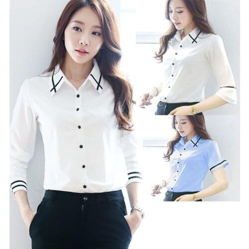 Blouse Women Loose White Shirt Short Sleeve Cropped Sleeve Bell Sleeve Womens Clothing Blusas Mujer De Moda