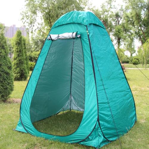Large Portable Privacy Outdoor Watching Pop Up Tent Silver Coated Toilet/shower/change Room Tent 150*150*210cm High Fishing Tent