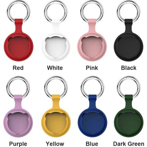 For Airtag Case Protective Sleeve Cover For Apple Air tag Tracker Locator For Iphone Airtags Keychain New Smart Accessory