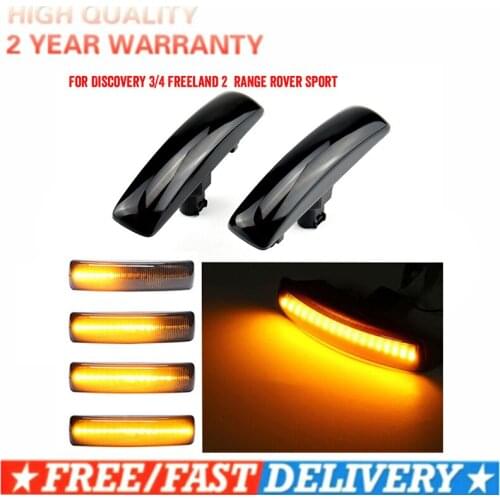 For Rover Sport L320 Land Rover LR2 Freelander 2 L359 LR3 LR4 Discovery L319 Dynamic Blinker LED Side Marker Turn Signal Light
