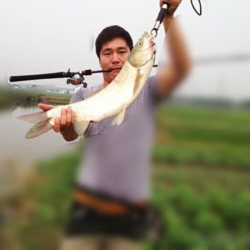 Hot New Fish Grip Lip Trigger Lock Gripper Clip Clamp Grabber Fish Plier Grab Fishing Tackle Box Accessory Tool DO2