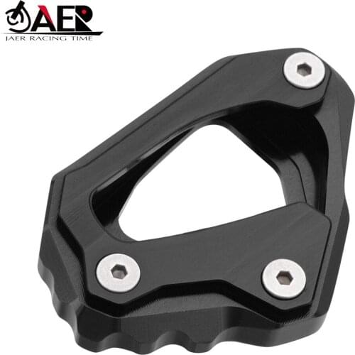 JAER for Yamaha MT-10 MT10 2016 2017 Motorcycle Foot Side Stand Enlarger extension kickstand plate pad
