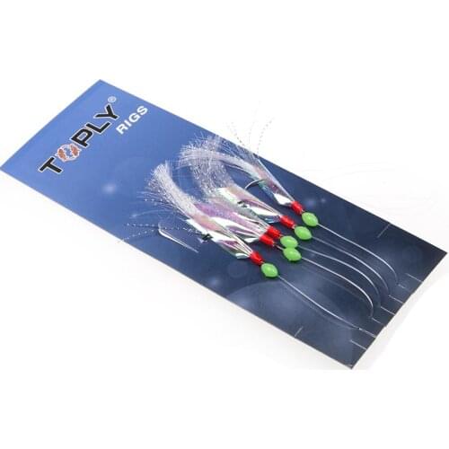 Sea Fishing Hook Lace-up Filament Crystal Bright Fishing Hook Reverse Branch Outdoor Sports Accessories For Fishing Sport