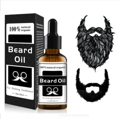 Men’s Beard Growth Oil Improve Frizz Essence Softener Beard