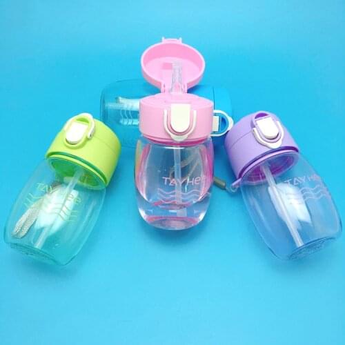 330/420ml Plastic BPA Free Water Bottles Bicycle Sport Drinking Bottle Portable Adult Hiking Travel Children School Use Bottle