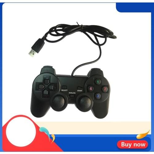 PS2 Wired USB Black Gamepad Joystick Joypad Game Controller for PC/WinXP/WIN7/WIN8/WIN10