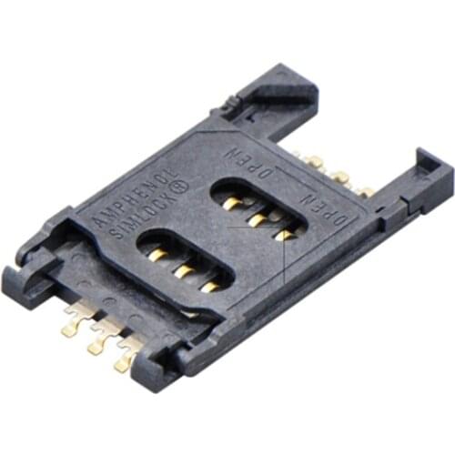 Amphenol connector C70710M0065122A memory card connector SIM 6P