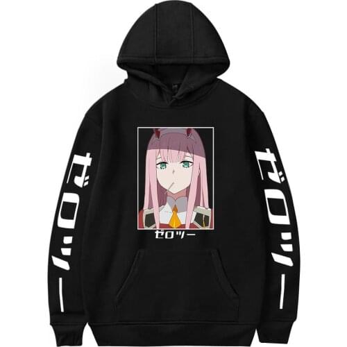 DARLING In The FRANXX Hoodies Anime Sweatshirt Zero Two Hoodie Kawaii Boys Girls Clothes Men/Women Clothes