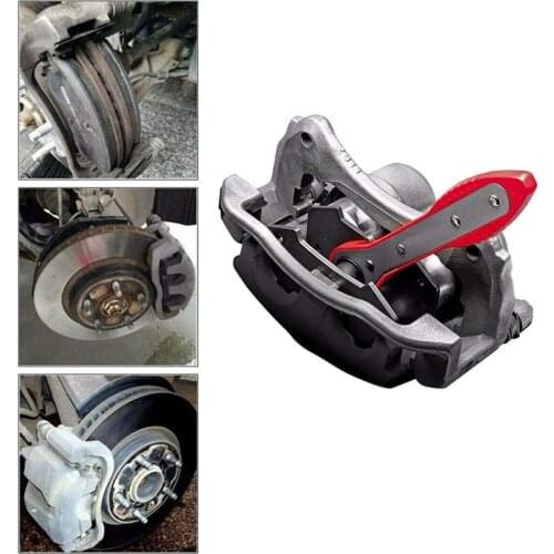 Brake Caliper Press, Durable Car Brake Pad Caliper Press Ratchet Caliper Piston Spreader Retracting Car Garage Tool