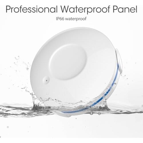 Smart Water Leak Alarm Sensor Z Wave Plus Water Flood Leakage Sensor With Remote Probe Water Resistant