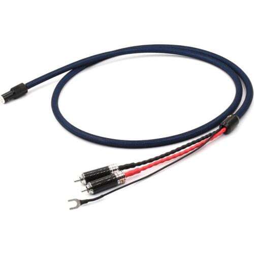 CY-002 Viborg LC800 vinyl signal cable phono 5N single crystal copper silver plated LP tone arm signal cable