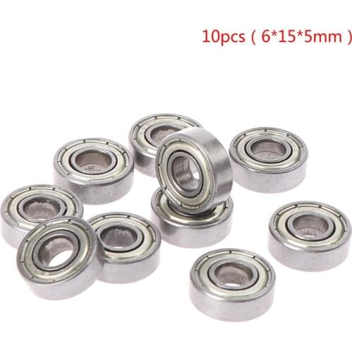 10pcs/lot High Quality Deep Groove Spherical Carbon Steel Miniature Bearings 696ZZ Brand New