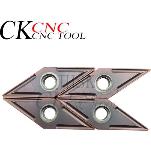 10pcs VNMG160404 VP15TF VNMG 160404 External turning tool carbide inserts CNC cutter lathe machine turning tool VNMG blade