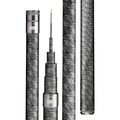 2.7m-6.3m Taiwan Fishing Rod Hand Pole Carbon Super Light 6H 8H 10H Super Hard Tilapia Fishing Canne 19 Tonalty Black Pit Sticks