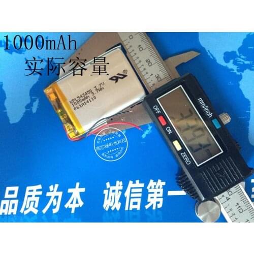 3.7V polymer lithium batteries, 503450 car recorders, 1100MAH navigator, MP3 special package MP4 Rechargeable Li-ion Cell