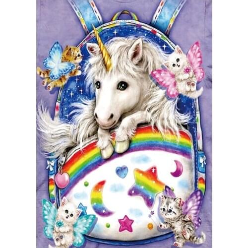 5d Diamond Painting Drilling Round Animal Horse Used to Make Mosaic Painting Home Decoration Art Craft