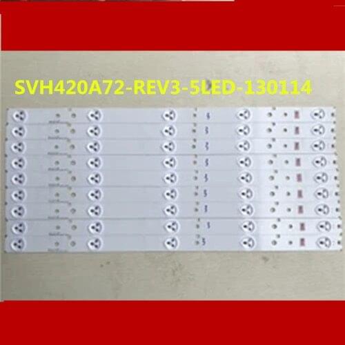 9piece /lot original 42" LED strip SVH420A72-REV3-5LED-130114 3Pin 5LED 42CM