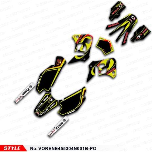 Aftermarket Graphics for VOR EN-E 450 530 2004 2005 2006 2007 2008 2009 2010 2012 2013 to 2021, Style No.VORENE455304N001B-PO